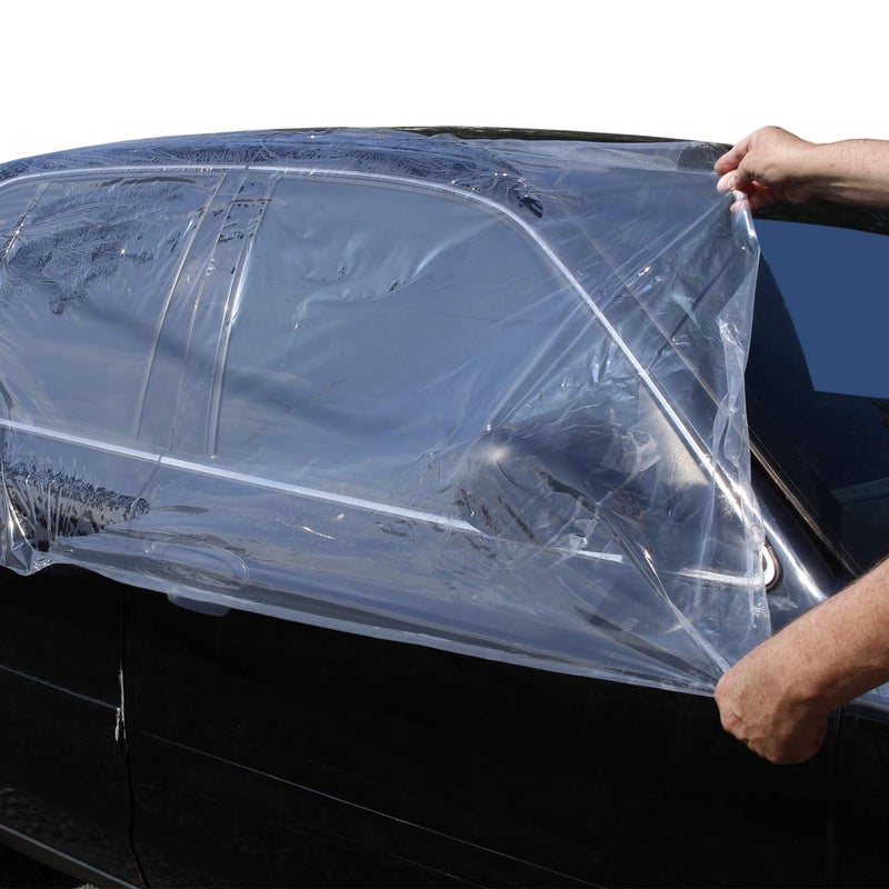 ArmorDillo High Tack Collision Wrap -Free Utility Knife. Full 3 Mil 3-Ply Self Adhesive Crash Wrap for Cars, Collision, Towing, Salvage & Auto Repair, 60 Day UVI Protection - 36" x100ft - Image 1